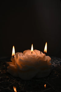 LARGE PEONY CANDLE