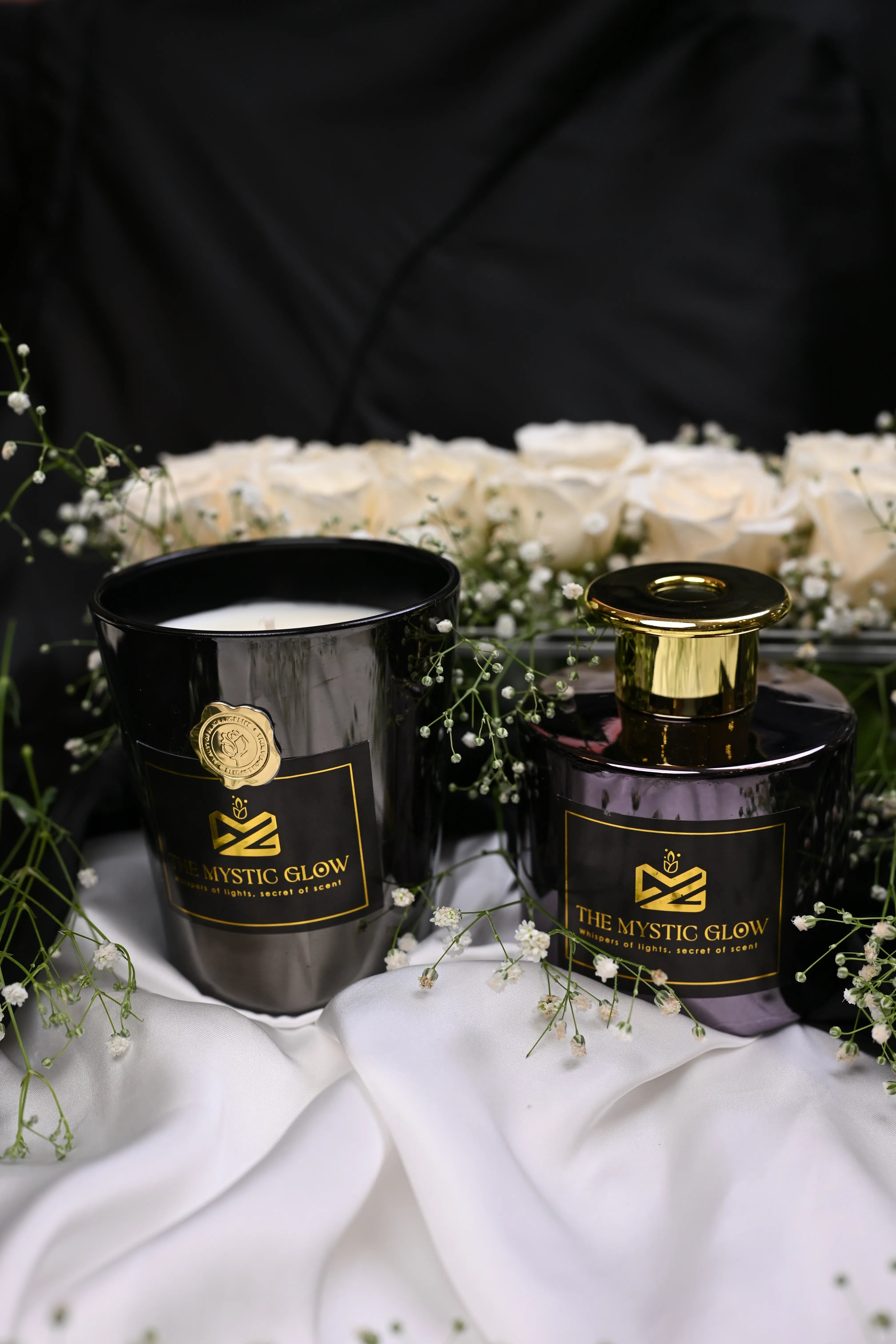 Midnight Luxe (Candle and diffuser set) - Mystic Glow